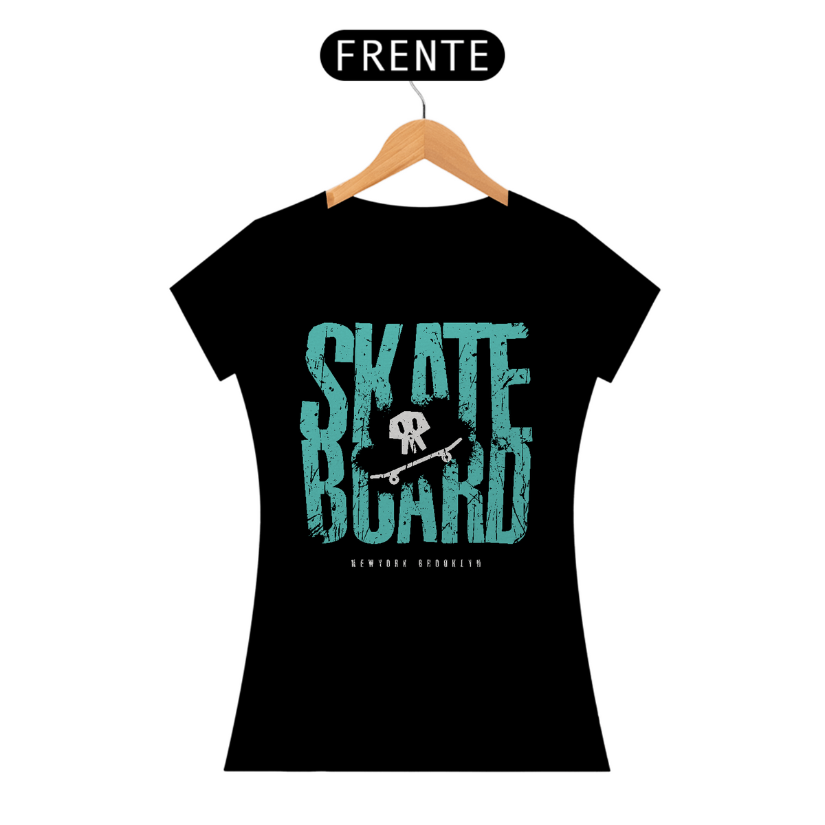 Nome do produto: Camiseta Feminina Skate Board