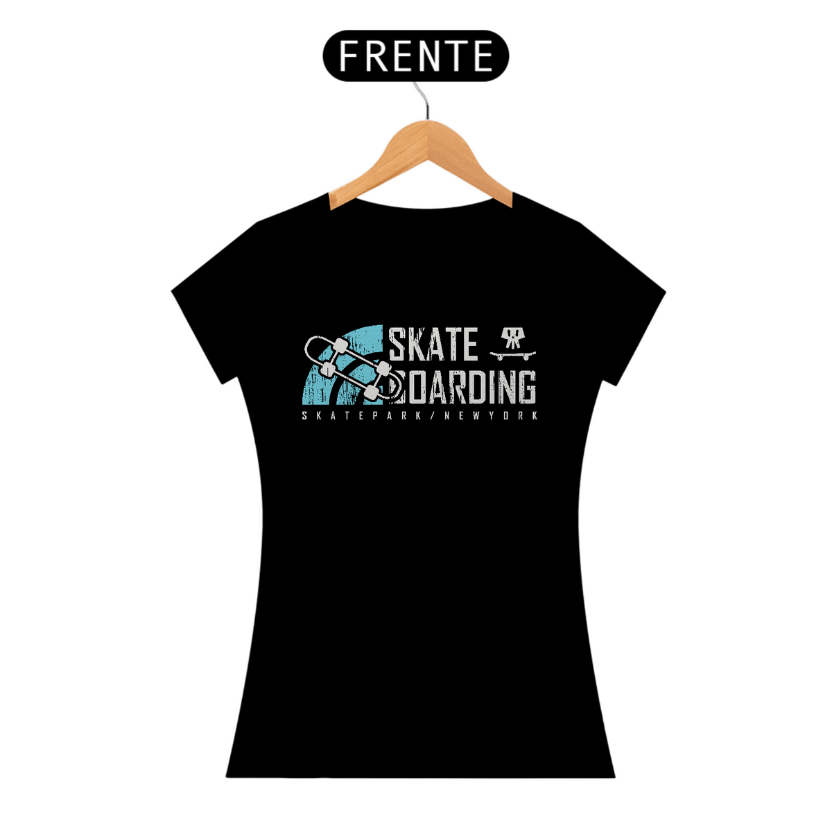 Nome do produto: Camiseta Feminina Skate Boarding