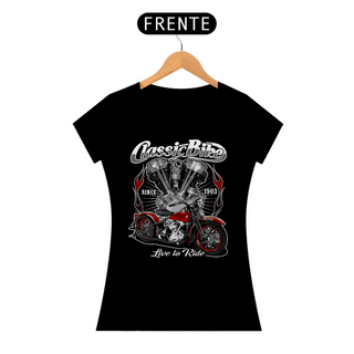 Camiseta Feminina Bike Live to Ride