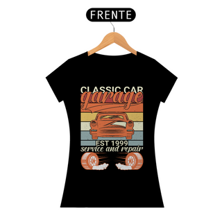 Camiseta Feminina Garage Car