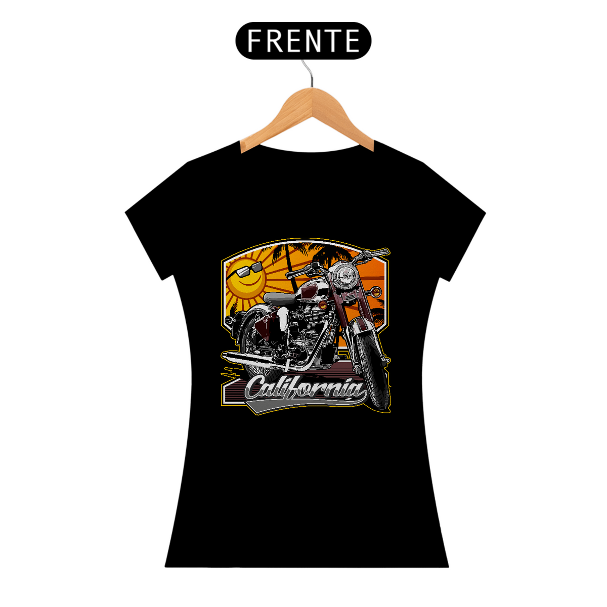 Nome do produto: Camiset Feminina Moto California