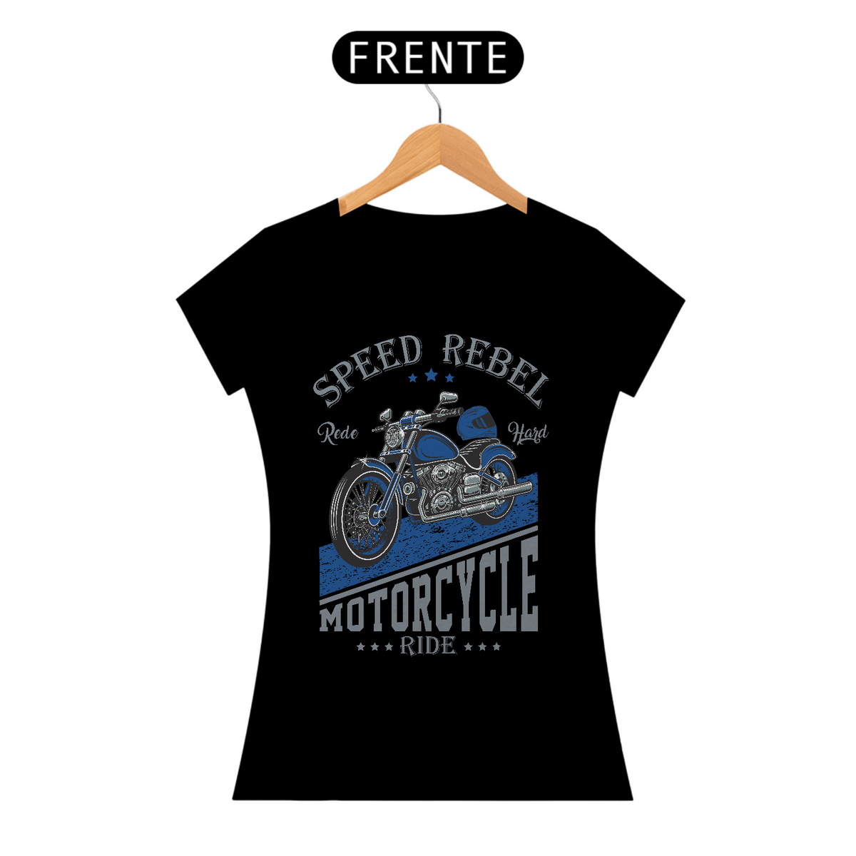 Nome do produto: Camiseta Feminina Speed Rebel