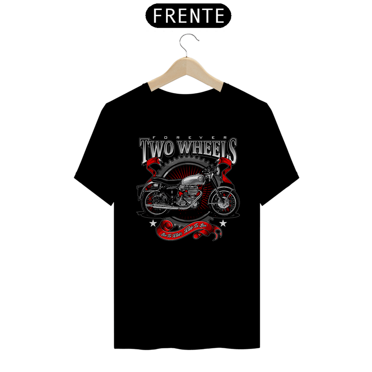 Nome do produto: Camiseta Two Wheels