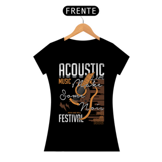 Camiseta Feminina Acoustic Festival