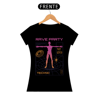 Camiseta Feminina Rave Party