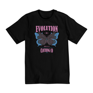 Nome do produtoCamiseta Infantil 2 a 8 anos / Evolution Borboleta