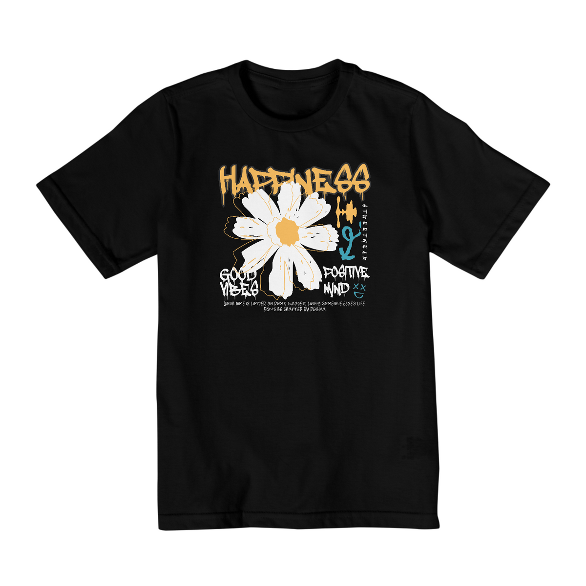 Nome do produto: Camiseta Infantil 2 a 8 anos / Hapiness