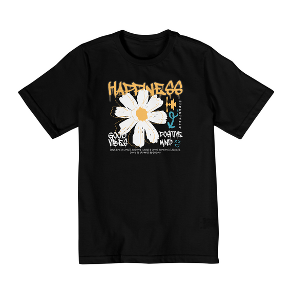 Camiseta Infantil 10 a 14 anos / Happiness