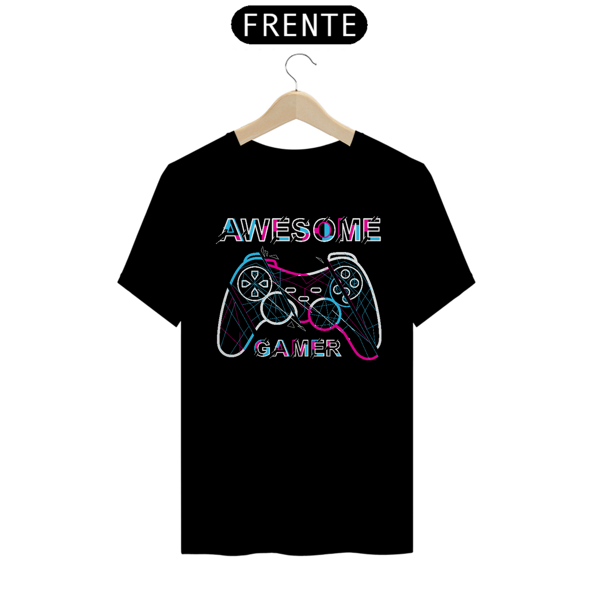 Nome do produto: Camiseta Awesome Gamer