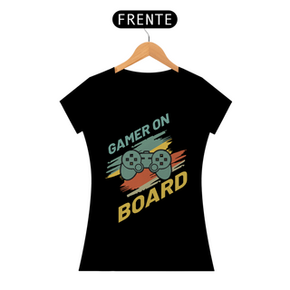 Camiseta Feminina Gamer On Board