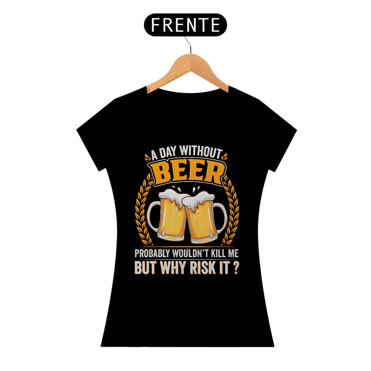 Nome do produto: Camiseta Feminina Beer