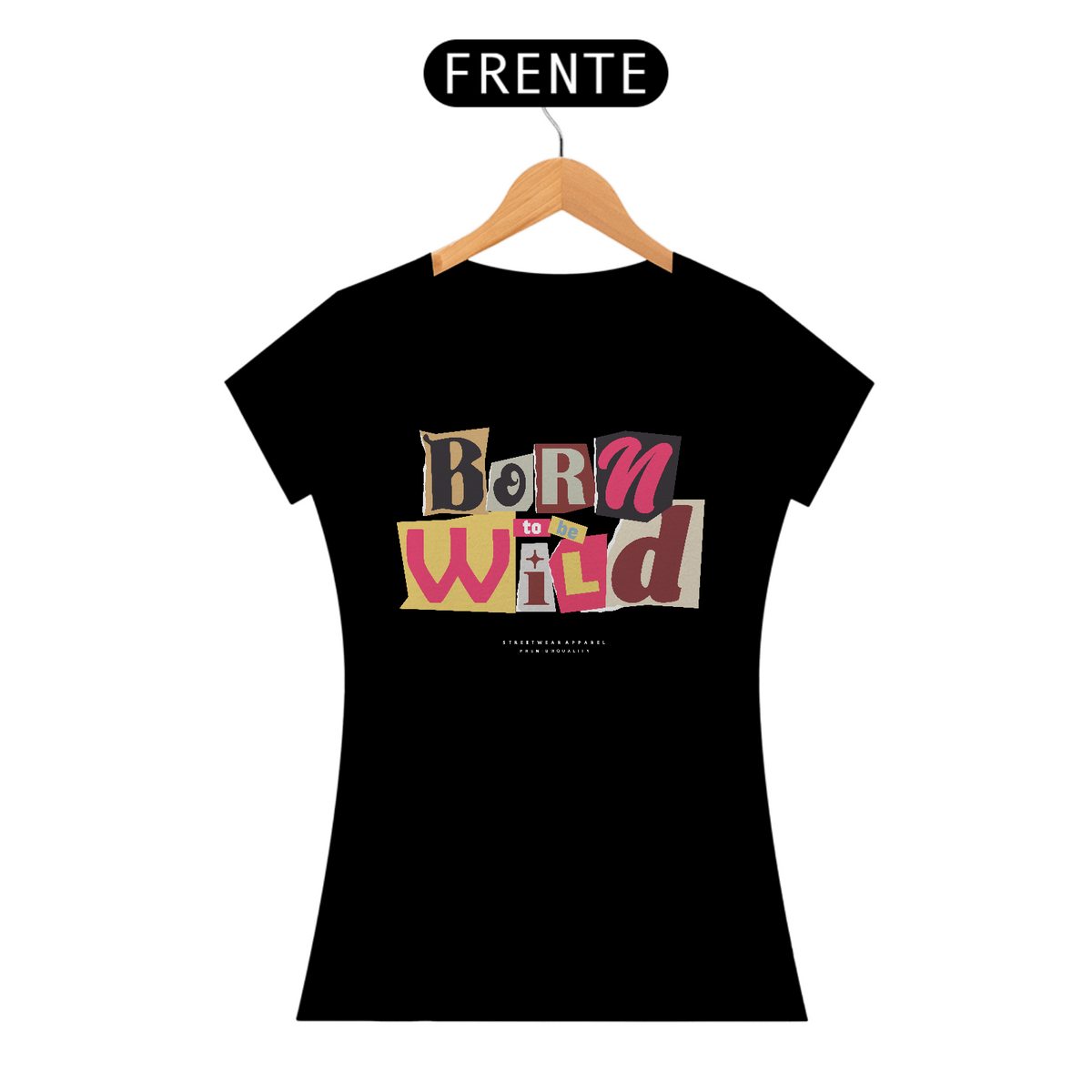 Nome do produto: Camiseta Feminina Born Wild