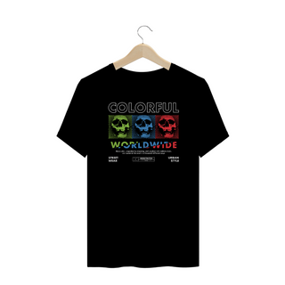 Camiseta Plus Size Colorful WorldWide