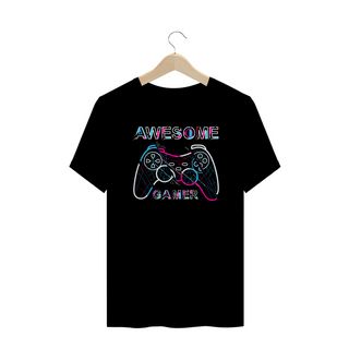 Camiseta Plus Size Awesome Gamer