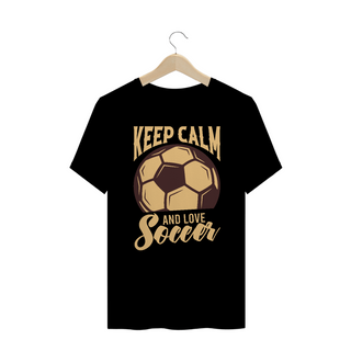 Nome do produtoCamiseta Plus Size Keep Calm Futebol