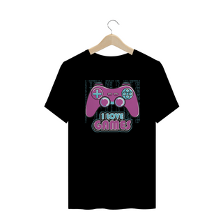 Nome do produtoCamiseta Plus Size I Love Games