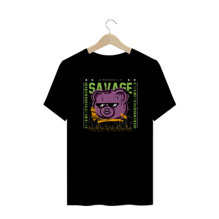 Nome do produtoCamiseta Plus Size Urso Savage