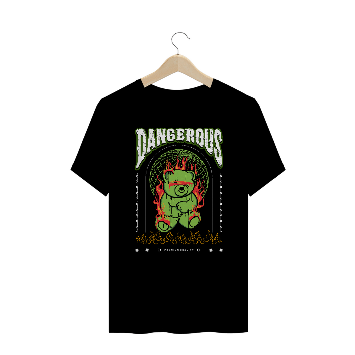 Nome do produto: Camiseta Plus Size Dangerous