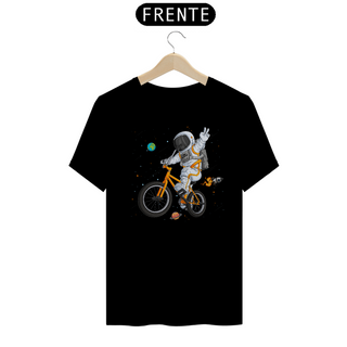 Camiseta Pima / Astronauta Bicicleta