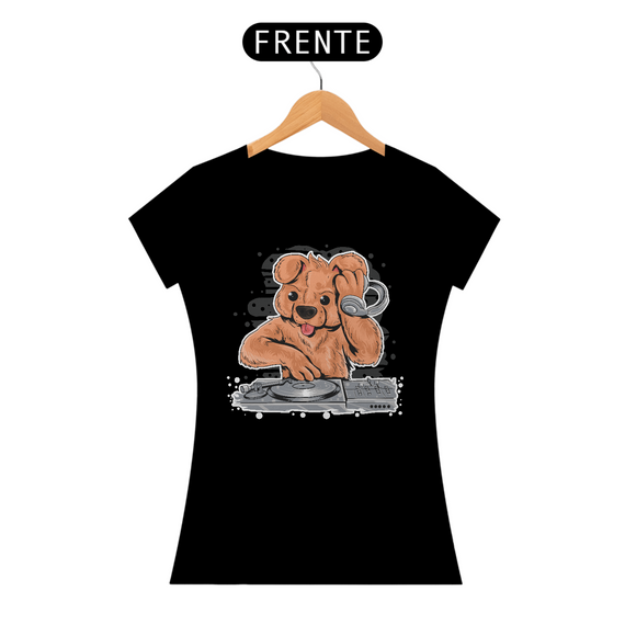 Camiseta Feminina DJ Urso