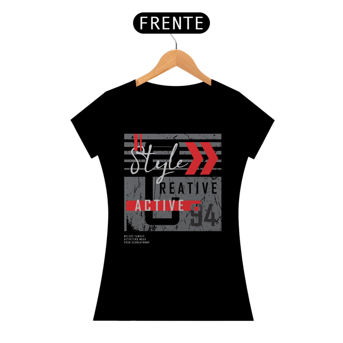 Nome do produto: Camiseta Feminina Style