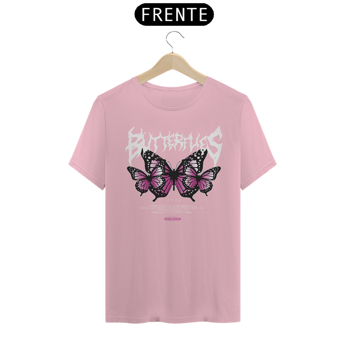 Nome do produto: Camiseta Pima / Butterflies