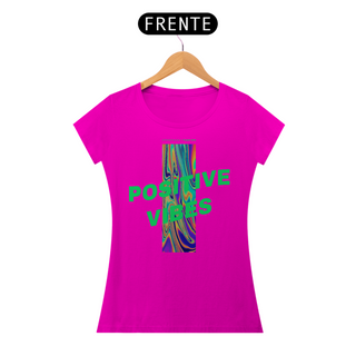 Nome do produtoCamiseta Feminina Positive Vibes