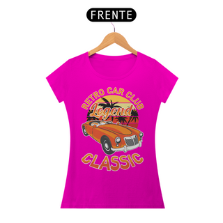 Nome do produtoCamiseta Feminina Retro Car Legend