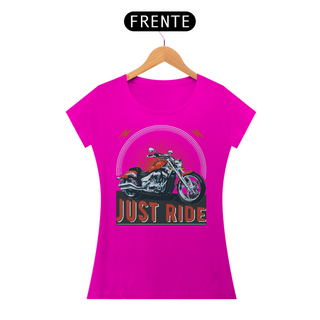 Nome do produtoCamiseta Feminina Just Ride