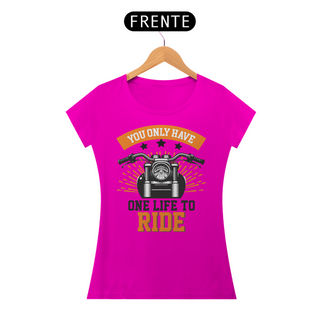 Nome do produtoCamiseta Feminina Moto Ride