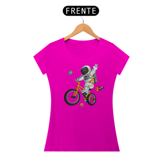 Nome do produtoCamiseta Feminina Astronauta Bicicleta