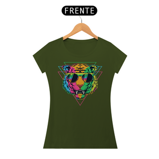 Nome do produtoCamiseta Feminina Tigre Colorido