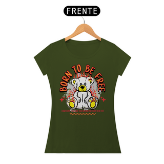 Nome do produtoCamiseta Born To Be Free Urso