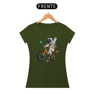 Nome do produtoCamiseta Feminina Astronauta Bicicleta