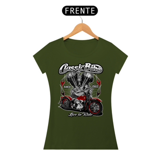 Nome do produtoCamiseta Feminina Bike Live to Ride