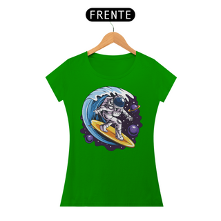 Nome do produtoCamiseta Feminina Surf no Espaço