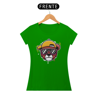 Nome do produtoCamiseta Feminina Urso de Boné