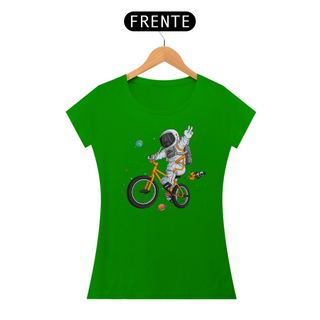 Nome do produtoCamiseta Feminina Astronauta Bicicleta