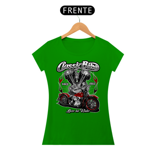 Nome do produtoCamiseta Feminina Bike Live to Ride