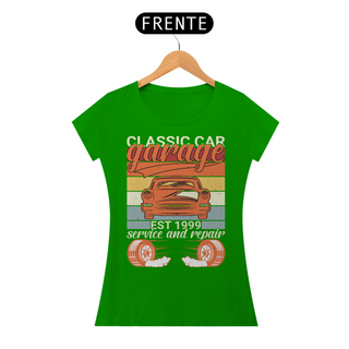 Nome do produtoCamiseta Feminina Garage Car