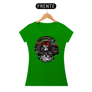 Nome do produtoCamiseta Feminina V-Twin Squad