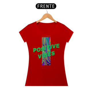 Nome do produtoCamiseta Feminina Positive Vibes