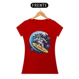 Nome do produtoCamiseta Feminina Surf no Espaço