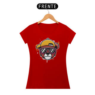 Nome do produtoCamiseta Feminina Urso de Boné