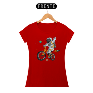 Nome do produtoCamiseta Feminina Astronauta Bicicleta