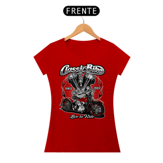 Nome do produtoCamiseta Feminina Bike Live to Ride