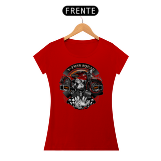 Nome do produtoCamiseta Feminina V-Twin Squad