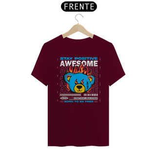 Nome do produtoCamiseta Urso Stay Positive