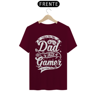 Nome do produtoCamiseta Dad and Gamer