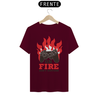 Nome do produtoCamiseta Gamer On Fire